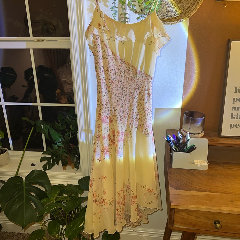Floral vintage Y2K/90s midi dress